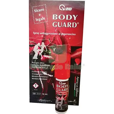 2PZ ANTIAGGRESSIONE BODY GUARD SPRAY VMD ML 16 — Diluenti e solventi — rif. FERX.VIR8250384