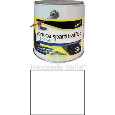 2PZ VERNICE SPARTITRAFFICO WORKIT BIANCO LT 2,5 Colore Bianco KG 2,5 — Vernici e smalti — rif. FERX.VIR8340760 2PZ VERNICE SPARTITRAFFICO WORKIT BIANCO LT 2,5 Colore Bianco KG 2,5 — Vernici e smalti — rif. FERX.VIR8340760