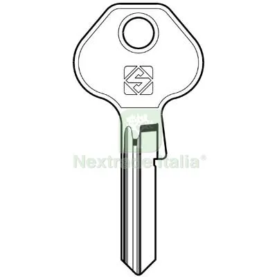 5PZ CHIAVE PIATTA MASTER MS17 SILCA OTTONE NICHELATO Mat Ottone — Serrature e cilindri — rif. FERX.VIR8598038