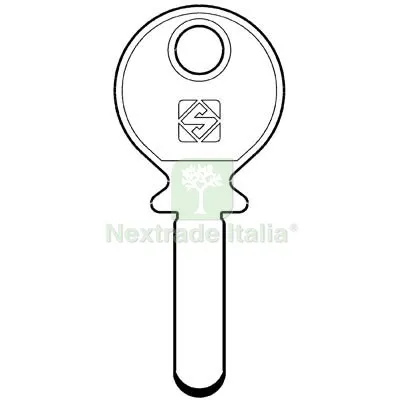 2PZ CHIAVE PUNZONATA KABA KA5 SILCA OTTONE NICHELATO Mat Ottone — Serrature e cilindri — rif. FERX.VIR8598328