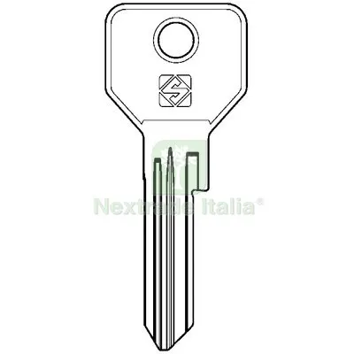 5PZ CHIAVE PIATTA CISA CS198 SILCA OTTONE NICHELATO — Serrature e cilindri — rif. FERX.VIR8610372
