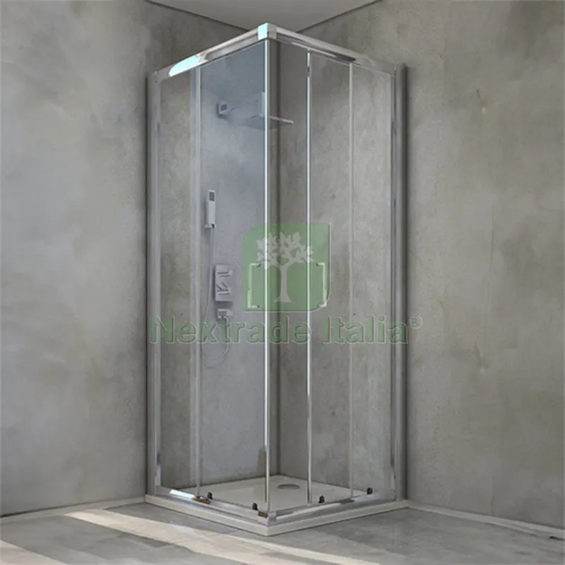 1 LATO PER BOX DOCCIA ANGOLARE CRISTALLO TEMPERATO ESSENTIAL MONTATO cm78-80 Ap.29 P.Ar.luc. V.Tra — Accessori bagno — rif. FERX.DIA100-GTBM1-C80 1 LATO PER BOX DOCCIA ANGOLARE CRISTALLO TEMPERATO ESSENTIAL MONTATO cm78-80 Ap.29 P.Ar.luc. V.Tra — Accessori bagno — rif. FERX.DIA100-GTBM1-C80