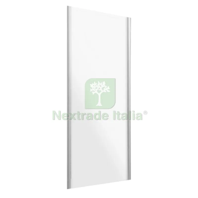 PARETE DOCCIA FISSA CRISTALLO LINEA ESSENTIAL cm 68 - 70 P.Arg. luc. V.Trasp — Cristalleria e tavola — rif. FERX.DIA100-GTPF-C70