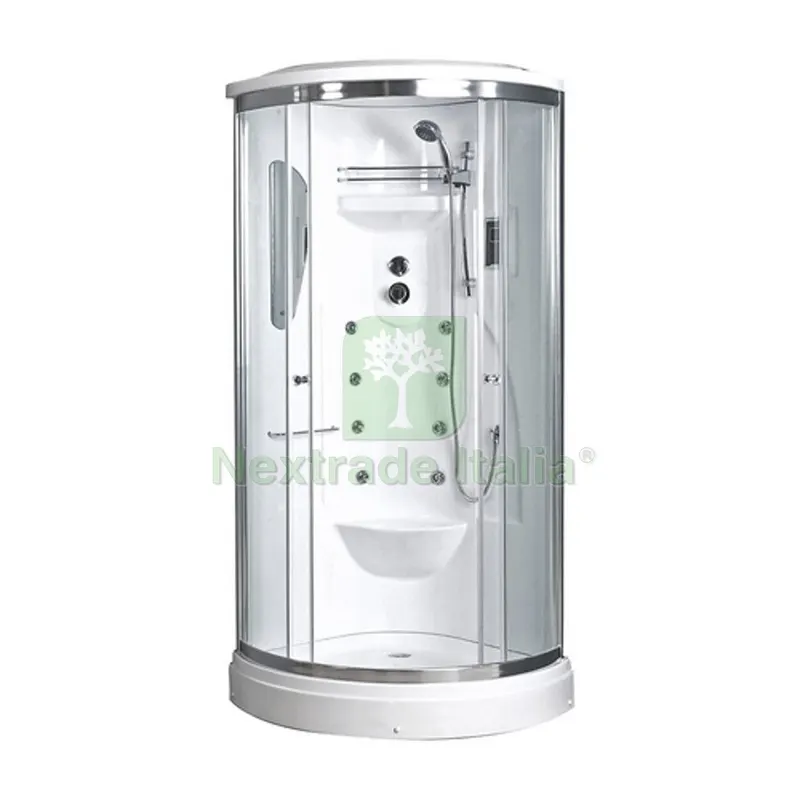 Box Doccia AD Angolo Modello Kilimangiaro con Idromassaggio cm 90x90 — Accessori bagno — rif. FERX.DIA100-HA08 Box Doccia AD Angolo Modello Kilimangiaro con Idromassaggio cm 90x90 — Accessori bagno — rif. FERX.DIA100-HA08