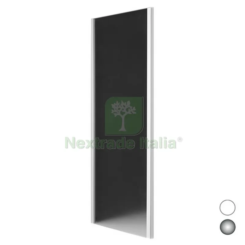 PARETE DOCCIA FISSA FAST 2000 CRISTALLO cm 76,5-78,5 Prof. Cro/Ve. Tra — Cristalleria e tavola — rif. FERX.DIA100-KFPF-CT080
