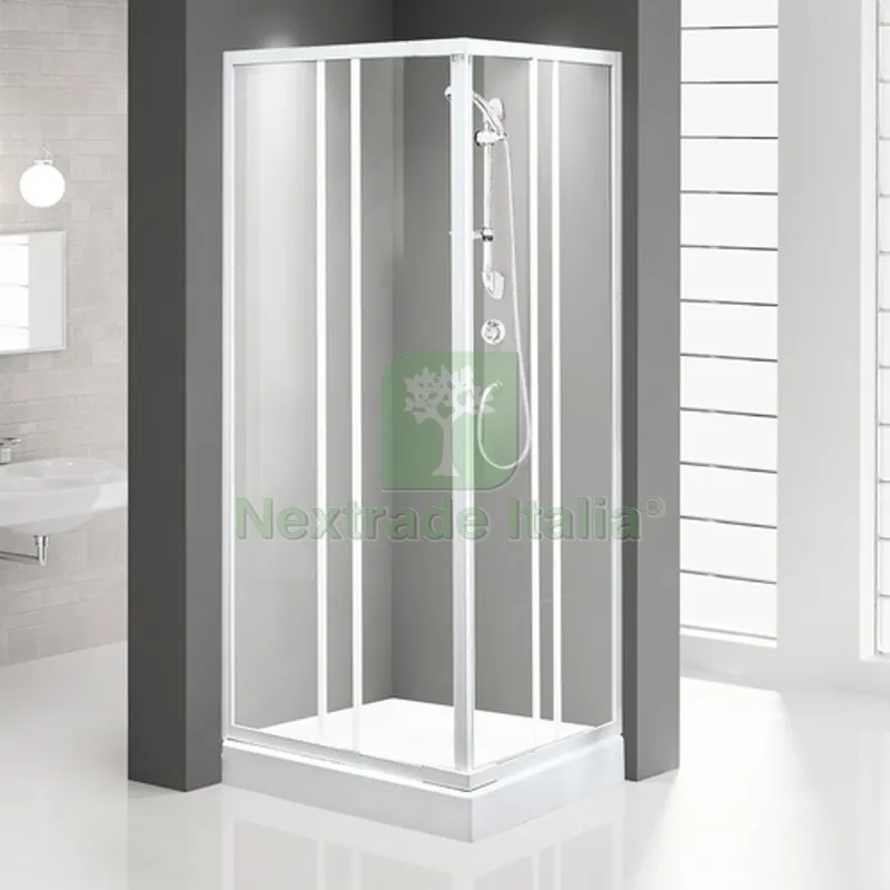 BOX DOCCIA 2 LATI TRIS LUX ACRILICO cm 79-89 — Accessori bagno — rif. FERX.DIA100-NT2-080 BOX DOCCIA 2 LATI TRIS LUX ACRILICO cm 79-89 — Accessori bagno — rif. FERX.DIA100-NT2-080