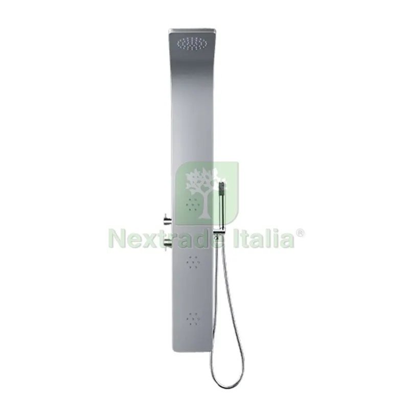 Pannello Doccia Multifunzione MOD. Lissa Alluminio verniciato — Raccordi a pressare e multistrato — rif. FERX.DIA100-PAT01 Pannello Doccia Multifunzione MOD. Lissa Alluminio verniciato — Raccordi a pressare e multistrato — rif. FERX.DIA100-PAT01