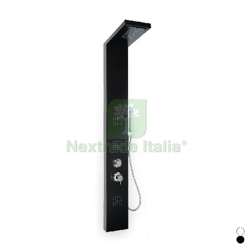 PANNELLO DOCCIA MULTIFUNZIONE MOD. MANHATTAN ALLUMINIO Bianco — Raccordi a pressare e multistrato — rif. FERX.DIA100-PMANA-BI PANNELLO DOCCIA MULTIFUNZIONE MOD. MANHATTAN ALLUMINIO Bianco — Raccordi a pressare e multistrato — rif. FERX.DIA100-PMANA-BI