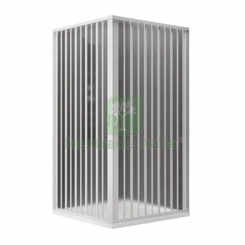 BOX DOCCIA 2 LATI A SOFFIETTO RID. MOD. ROSY LINEA PLISSE' cm 80 x 80 — Accessori bagno — rif. FERX.DIA100-SP2-80 BOX DOCCIA 2 LATI A SOFFIETTO RID. MOD. ROSY LINEA PLISSE' cm 80 x 80 — Accessori bagno — rif. FERX.DIA100-SP2-80