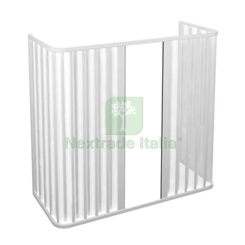 Box Vasca Soffietto 3 Lati Riducibile MOD. Sofie LUX cm 70x170x70 — Accessori bagno — rif. FERX.DIA100-TV3-170