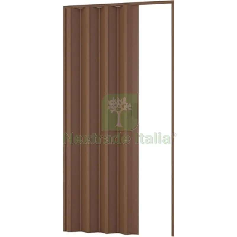 PORTA D'ARREDO PER INTERNO A SOFFIETTO NOCE cm 83 x 214 — Accessori bagno — rif. FERX.DIA100-UPSN-083