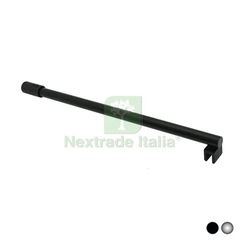 BRACCIO PER WALK IN TONDO cm 120 Nero — Accessori bagno — rif. FERX.DIA100-VC1-120N