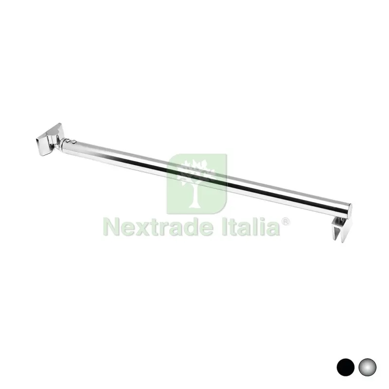 BRACCIO PER WALK IN TONDO 2 TESTE SNODABILI cm 90 Arg. luc. — Accessori bagno — rif. FERX.DIA100-VC2-090C BRACCIO PER WALK IN TONDO 2 TESTE SNODABILI cm 90 Arg. luc. — Accessori bagno — rif. FERX.DIA100-VC2-090C