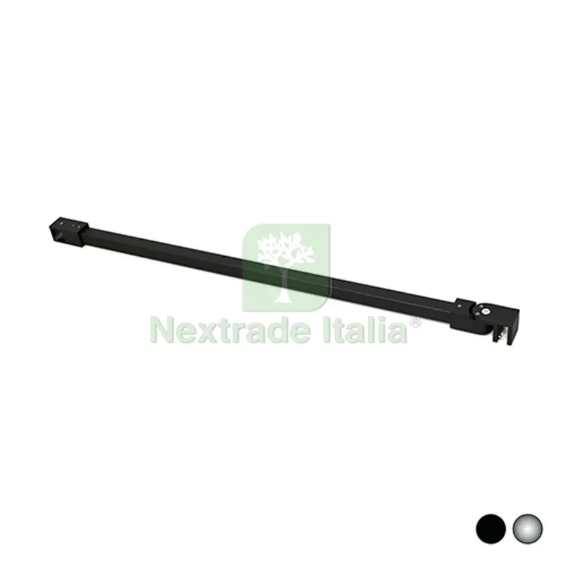 BRACCIO A T PER WALK IN QUADRO cm 65 Nero — Accessori bagno — rif. FERX.DIA100-VQT-065N BRACCIO A T PER WALK IN QUADRO cm 65 Nero — Accessori bagno — rif. FERX.DIA100-VQT-065N