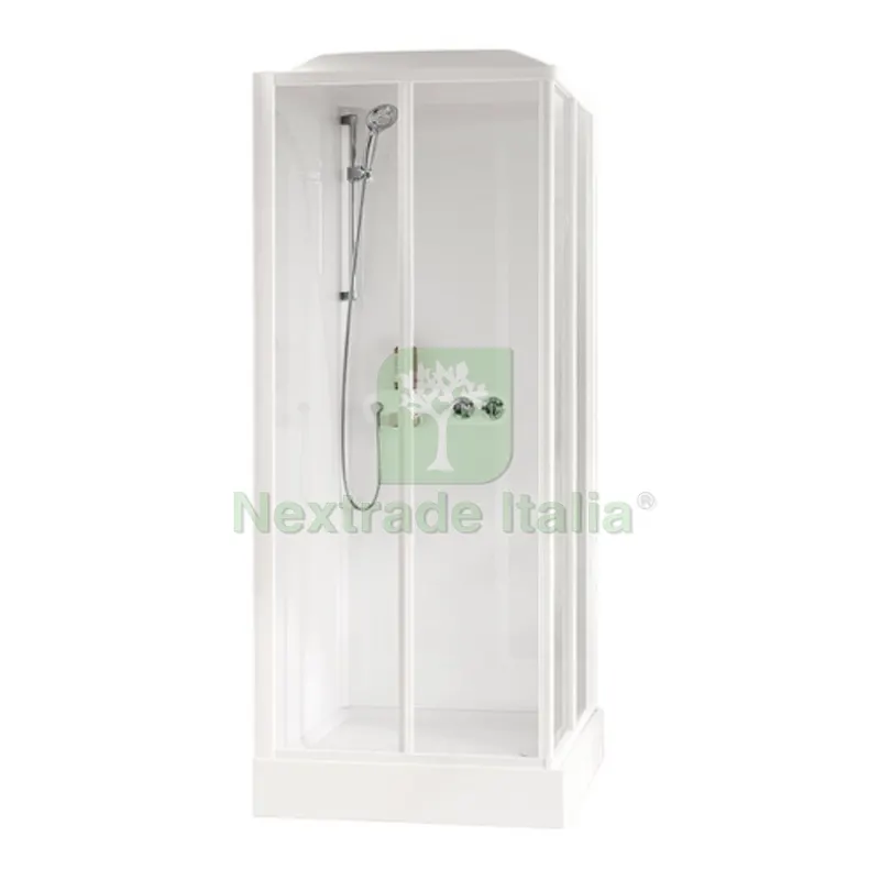 Cabina Doccia Media Glass a Apert. 2 Ante Scorr. 2 Fisse cm 70x90 — Accessori bagno — rif. FERX.DIA100-XMG2-7090 Cabina Doccia Media Glass a Apert. 2 Ante Scorr. 2 Fisse cm 70x90 — Accessori bagno — rif. FERX.DIA100-XMG2-7090