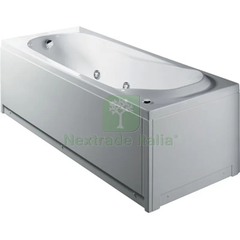 VASCA RETTANGOLARE CON IDROMASSAGGIO E PANNELLO MOD. ITACA cm. 170 x 70 — Sanitari e ceramiche — rif. FERX.DIA101-6517 VASCA RETTANGOLARE CON IDROMASSAGGIO E PANNELLO MOD. ITACA cm. 170 x 70 — Sanitari e ceramiche — rif. FERX.DIA101-6517