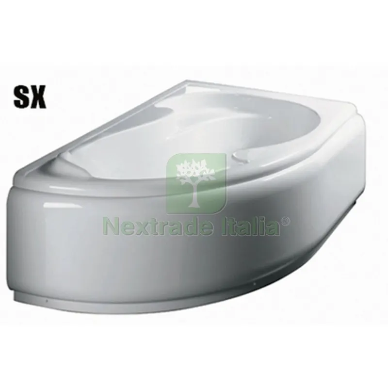 GUSCIO VASCA ANGOLARE MOD. GRAZIA CON PANNELLO cm 150x100 Sinistra — Sanitari e ceramiche — rif. FERX.DIA101-70150P-SX GUSCIO VASCA ANGOLARE MOD. GRAZIA CON PANNELLO cm 150x100 Sinistra — Sanitari e ceramiche — rif. FERX.DIA101-70150P-SX