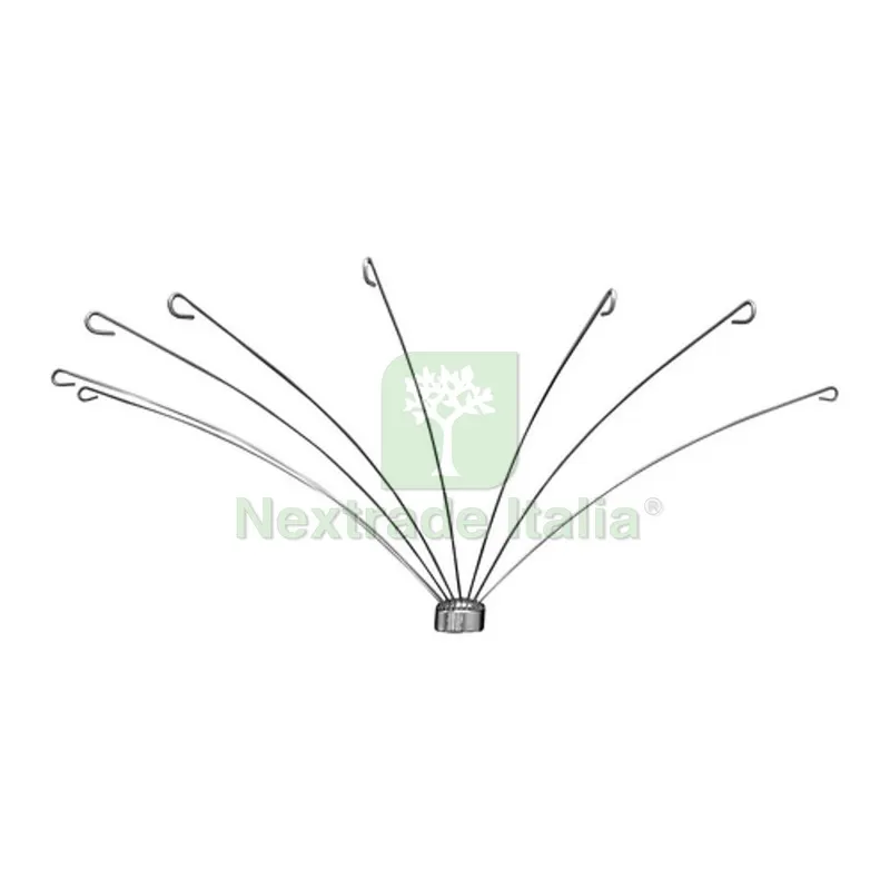 SUPPORTO CIRCOLARE PER TENDA DOCCIA 180 ° - Aste L. 76 cm — Accessori bagno — rif. FERX.DIA102-004 SUPPORTO CIRCOLARE PER TENDA DOCCIA 180 ° - Aste L. 76 cm — Accessori bagno — rif. FERX.DIA102-004