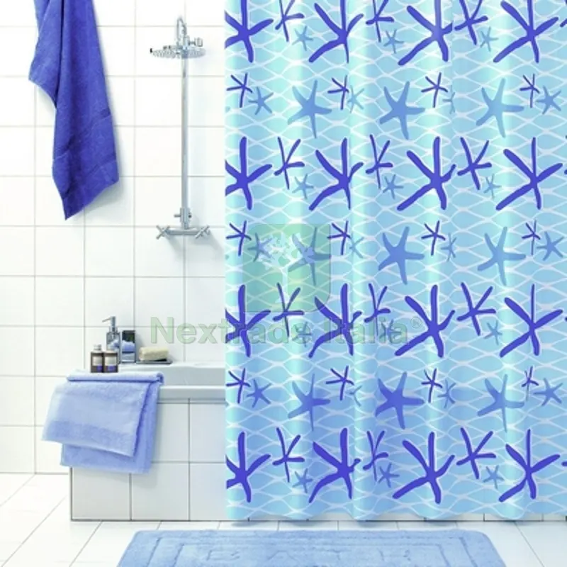 TENDA PER DOCCIA MOD. NETTY cm 180x200 — Accessori bagno — rif. FERX.DIA102-0440-180