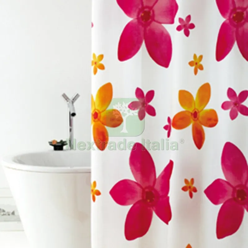 TENDA PER DOCCIA IN TESSUTO MOD. DAFNE cm 120x200 — Accessori bagno — rif. FERX.DIA102-0564-120