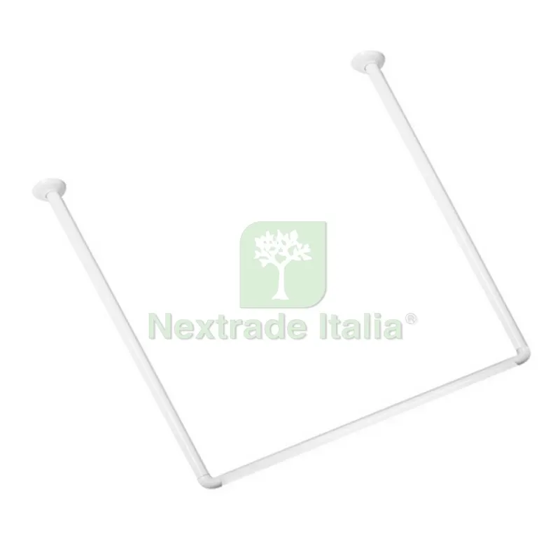 BASTONE DOCCIA 3 LATI LINEA ZENA cm 80-80-80 — Accessori bagno — rif. FERX.DIA102-1301