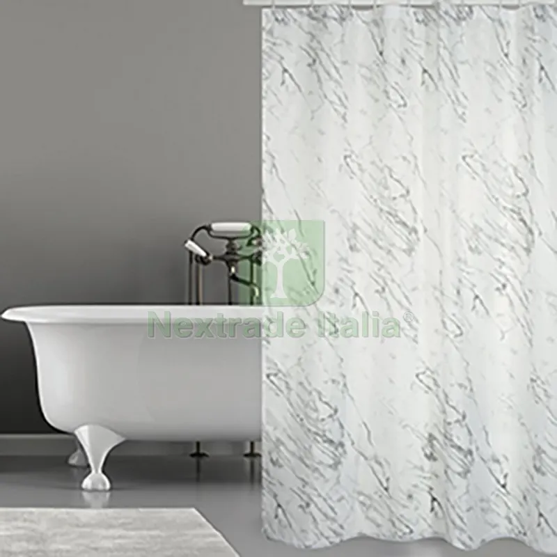 TENDA PER DOCCIA IN TESSUTO POLIESTERE TUSCANY cm 180x200 — Accessori bagno — rif. FERX.DIA102-ST37-180