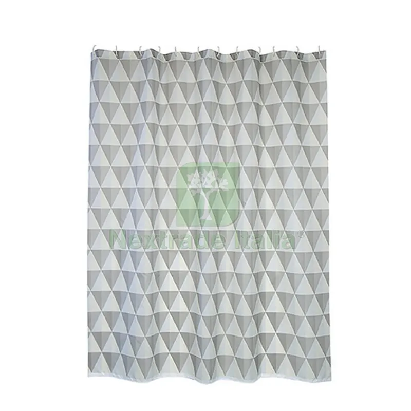 Tenda per Doccia in Tessuto Poliestere Narok cm 180x200 — Accessori bagno — rif. FERX.DIA102-ST45-180 Tenda per Doccia in Tessuto Poliestere Narok cm 180x200 — Accessori bagno — rif. FERX.DIA102-ST45-180