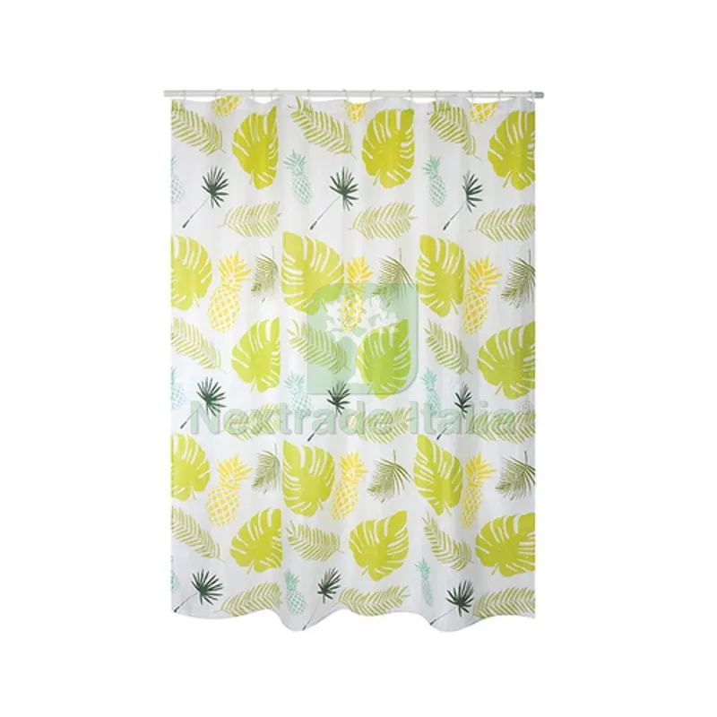 Tenda per Doccia in Tessuto Poliestere Palma cm 180x200 — Accessori bagno — rif. FERX.DIA102-ST67-180 Tenda per Doccia in Tessuto Poliestere Palma cm 180x200 — Accessori bagno — rif. FERX.DIA102-ST67-180