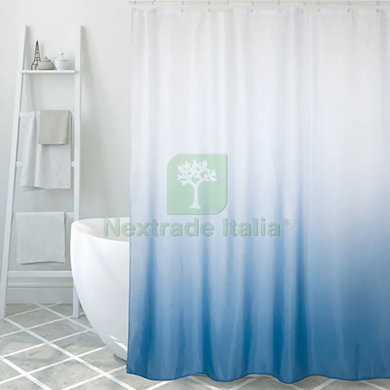 TENDA PER DOCCIA SUGAR IN TESSUTO POLIESTERE cm 180x200 Rosa — Cristalleria e tavola — rif. FERX.DIA102-ST94-180RO