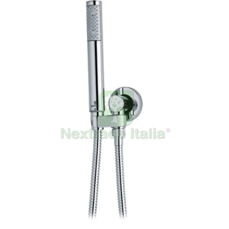 DUPLEX DOCCIA MOD. ZEN CON SUPPORTO INCASSO + FLEX OTTONE Cromo — Tubi e raccordi — rif. FERX.DIA109-C54001