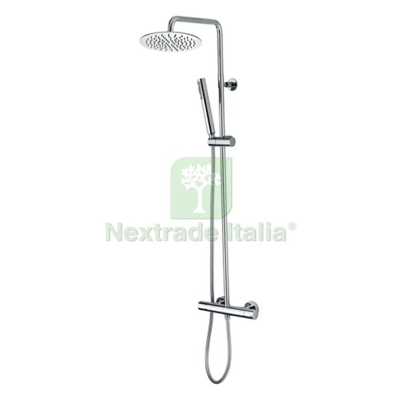 COLONNA DOCCIA TETIS L10143 CON MISCELATORE TERMOSTATICO Cromo — Rubinetti e valvole — rif. FERX.DIA109-L10143 COLONNA DOCCIA TETIS L10143 CON MISCELATORE TERMOSTATICO Cromo — Rubinetti e valvole — rif. FERX.DIA109-L10143