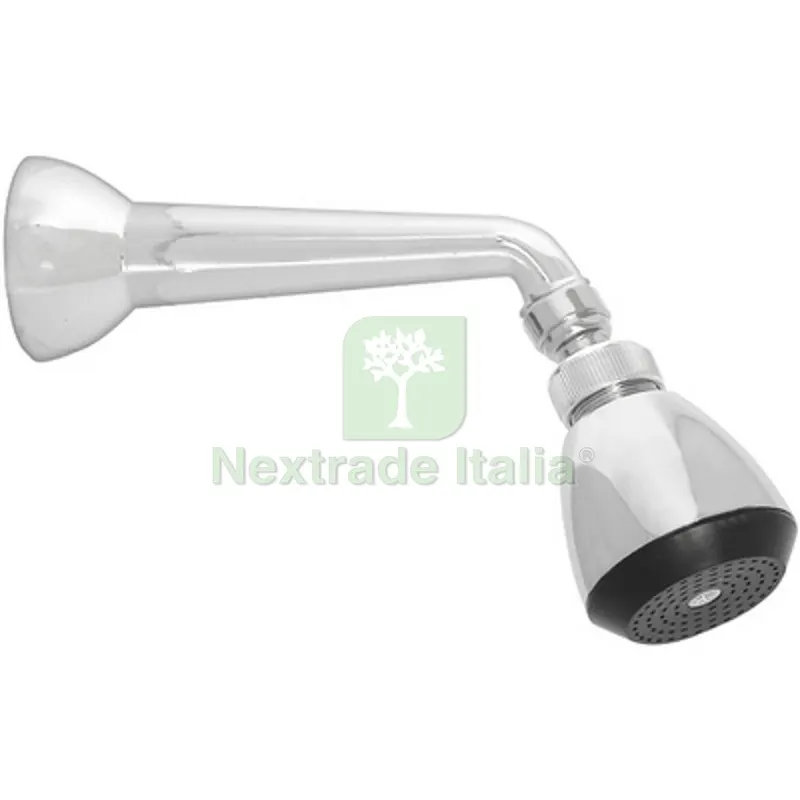BRACCIO DOCCIA PESANTE CON SOFFIONE Cromo — Rubinetti e valvole — rif. FERX.DIA110-104