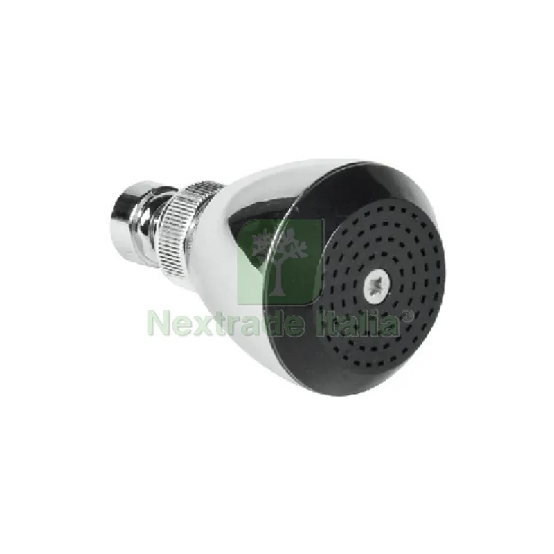SOFFIONE OSCAR CON GRIGLIA NERA Cromo — Rubinetti e valvole — rif. FERX.DIA110-1212 SOFFIONE OSCAR CON GRIGLIA NERA Cromo — Rubinetti e valvole — rif. FERX.DIA110-1212