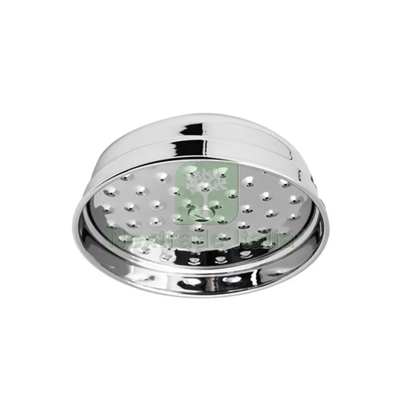 SOFFIONE IN OTTONE CROMO Diam. 200 mm — Rubinetti e valvole — rif. FERX.DIA110-1222-200