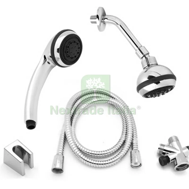 KIT DOCCETTA + SOFFIONE MODELLO 13502 Cromo — Rubinetti e valvole — rif. FERX.DIA110-13502 KIT DOCCETTA + SOFFIONE MODELLO 13502 Cromo — Rubinetti e valvole — rif. FERX.DIA110-13502