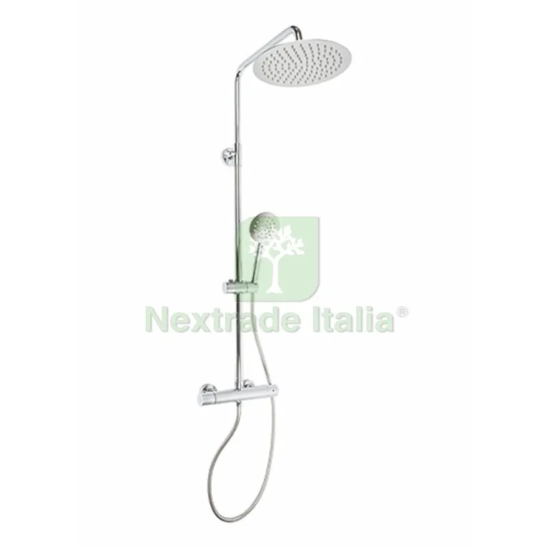 COLONNA DOCCIA POSEIDON PLUS CON MISCELATORE TERMOSTATICO Cromo — Rubinetti e valvole — rif. FERX.DIA110-15136-CR COLONNA DOCCIA POSEIDON PLUS CON MISCELATORE TERMOSTATICO Cromo — Rubinetti e valvole — rif. FERX.DIA110-15136-CR