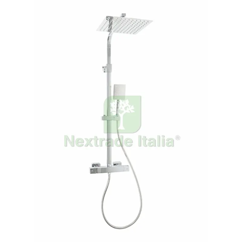 COLONNA DOCCIA ZEUS CON MISCELATORE TERMOSTATICO Cromo — Rubinetti e valvole — rif. FERX.DIA110-15137-CR COLONNA DOCCIA ZEUS CON MISCELATORE TERMOSTATICO Cromo — Rubinetti e valvole — rif. FERX.DIA110-15137-CR