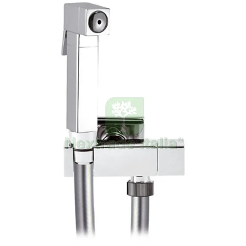 SET MOD. SQ IDROSCOPINO + FLEX + SUPPORTO LUX Cromo — Accessori bagno — rif. FERX.DIA110-1614 SET MOD. SQ IDROSCOPINO + FLEX + SUPPORTO LUX Cromo — Accessori bagno — rif. FERX.DIA110-1614