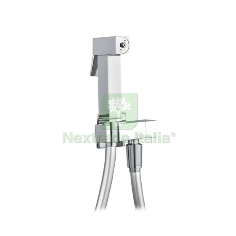 SET IDROSCOPINO + FLEX + SUPPORTO QUADRO DH Cromo — Accessori bagno — rif. FERX.DIA110-16142 SET IDROSCOPINO + FLEX + SUPPORTO QUADRO DH Cromo — Accessori bagno — rif. FERX.DIA110-16142