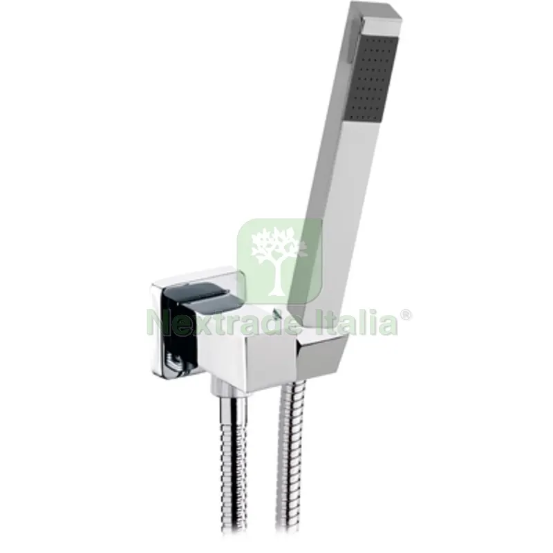 PRESA ACQUA CON SUPPORTO IN OTTONE + DOCCETTA PANFILO + FLESSIBILE Cromo — Rubinetti e valvole — rif. FERX.DIA110-1615 PRESA ACQUA CON SUPPORTO IN OTTONE + DOCCETTA PANFILO + FLESSIBILE Cromo — Rubinetti e valvole — rif. FERX.DIA110-1615