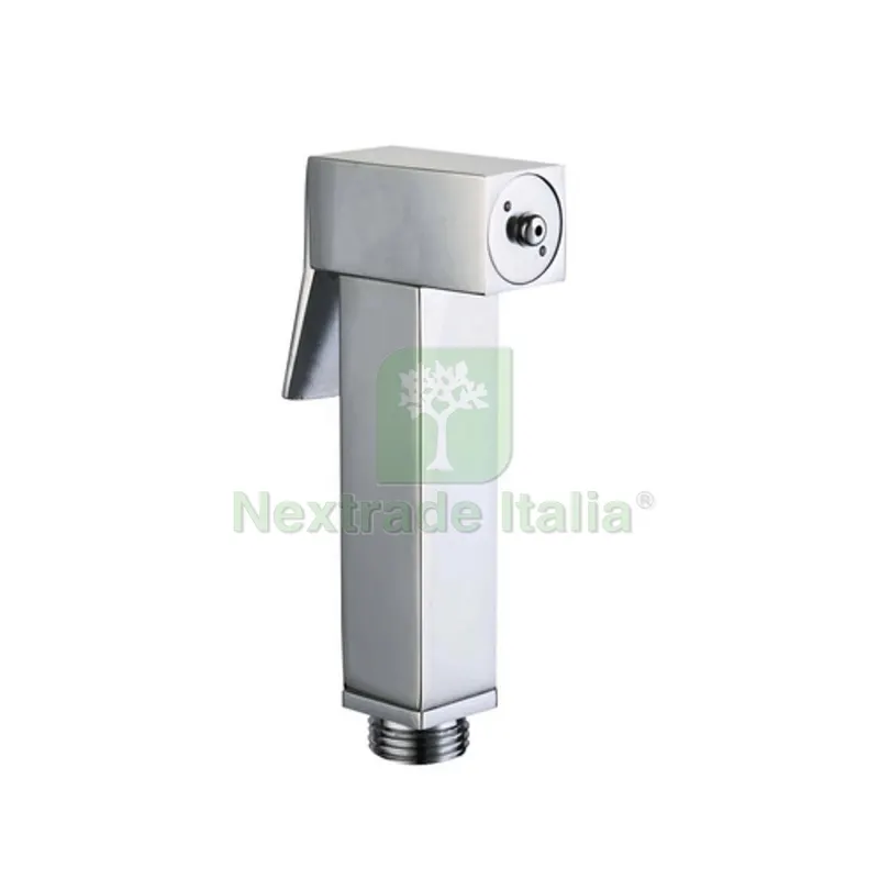 Doccetta Idroscopino in Ottone Quadra Cromata Cromo — Rubinetti e valvole — rif. FERX.DIA110-1643 Doccetta Idroscopino in Ottone Quadra Cromata Cromo — Rubinetti e valvole — rif. FERX.DIA110-1643