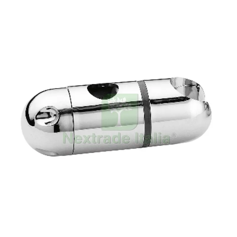 Supporto Scorrevole in ABS Cromato per Asta D. 18 MM Cromo — Casalinghi e organizzazione — rif. FERX.DIA110-1922 Supporto Scorrevole in ABS Cromato per Asta D. 18 MM Cromo — Casalinghi e organizzazione — rif. FERX.DIA110-1922