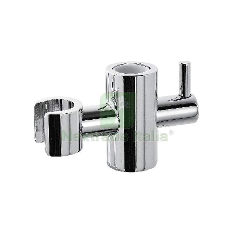 Supporto Scorrevole in ABS Cromato per Asta D. 20 MM Scorrevole SC 208 Ottone D. 20 — Casalinghi e organizzazione — rif. FERX.DIA110-1925