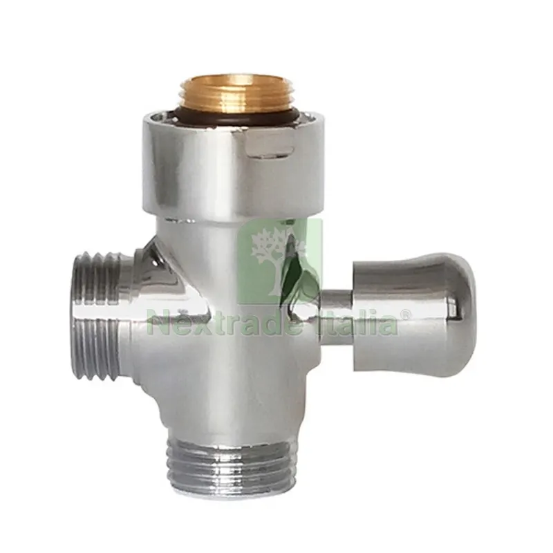 DEVIATORE TONDO IN OTTONE CROMATO PER COLONNA DOCCIA Cromo — Rubinetti e valvole — rif. FERX.DIA110-198 DEVIATORE TONDO IN OTTONE CROMATO PER COLONNA DOCCIA Cromo — Rubinetti e valvole — rif. FERX.DIA110-198