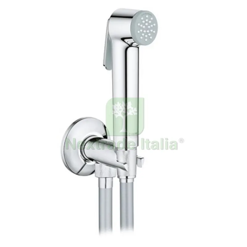 SET CON IDROSCOPINO + FLESSIBILE + SUPPORTO "TEMPESTA F" Cromo — Accessori bagno — rif. FERX.DIA110-H26358 SET CON IDROSCOPINO + FLESSIBILE + SUPPORTO "TEMPESTA F" Cromo — Accessori bagno — rif. FERX.DIA110-H26358