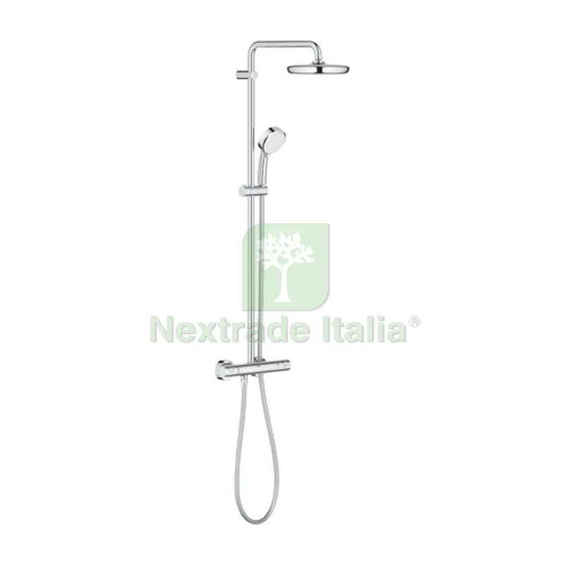 COLONNA DOCCIA CON MISC.TERMOSTATICO ESTERNO NEW TEMPESTA COSMO Cromo - Soffione D. 210 mm — Rubinetti e valvole — rif. FERX.DIA110-H27922-001