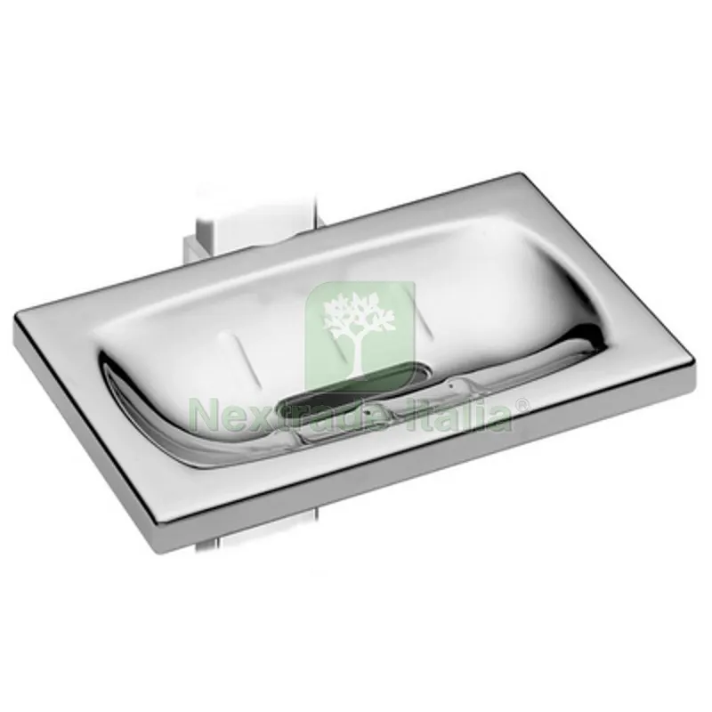 PORTASAPONE PER ASTA SALISCENDI MOD. LEVEL PAFFONI Cromo — Rubinetti e valvole — rif. FERX.DIA110-PS080 PORTASAPONE PER ASTA SALISCENDI MOD. LEVEL PAFFONI Cromo — Rubinetti e valvole — rif. FERX.DIA110-PS080