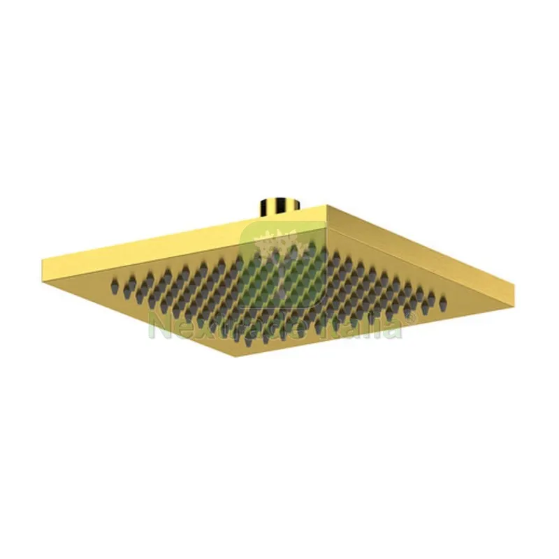 SOFFIONE DOCCIA QUADRO CM 30 cm 30x30 — Rubinetti e valvole — rif. FERX.DIA110-RMQ130-OS