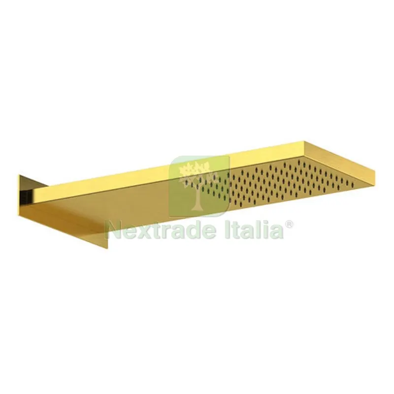 Soffione Doccia a Parete 1 Getto a Pioggia Rettangolare mm 500x200x30 — Rubinetti e valvole — rif. FERX.DIA110-RMR200-OS Soffione Doccia a Parete 1 Getto a Pioggia Rettangolare mm 500x200x30 — Rubinetti e valvole — rif. FERX.DIA110-RMR200-OS