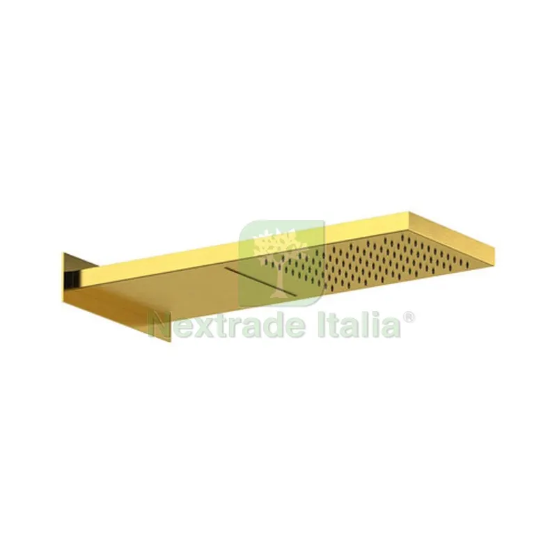 Soffione Doccia a Parete 2 Getti Pioggia e Cascata Rettangolare mm 500x200x30 — Rubinetti e valvole — rif. FERX.DIA110-RMR300-OS Soffione Doccia a Parete 2 Getti Pioggia e Cascata Rettangolare mm 500x200x30 — Rubinetti e valvole — rif. FERX.DIA110-RMR300-OS
